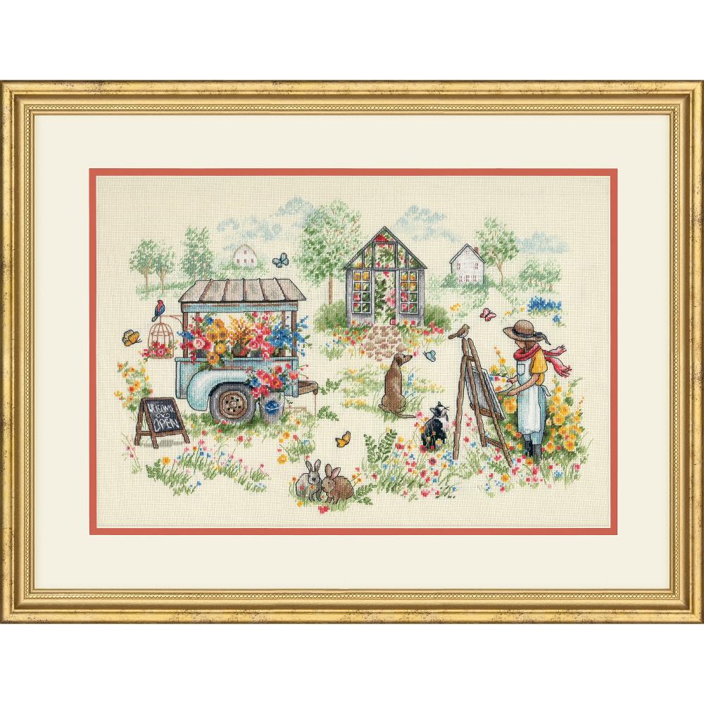 (image for) Gold Collection Blissful Moments Counted Cross Stitch Kit